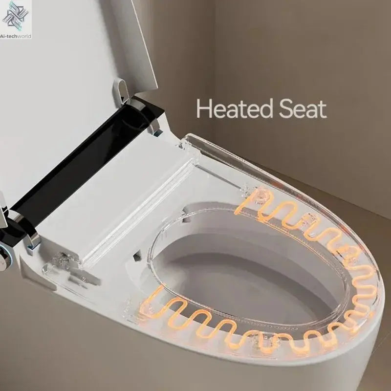 Smart Toilet, Automatic Intelligent WC Mode Bidet, S Trap, Modern Sanitary Ware, Auto Open Flush, with Remote Ai-TechWorld 