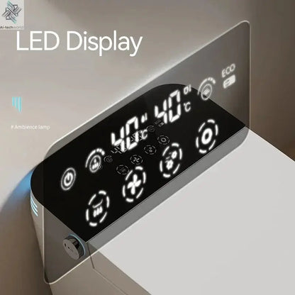 Smart Toilet, Automatic Intelligent WC Mode Bidet, S Trap, Modern Sanitary Ware, Auto Open Flush, with Remote Ai-TechWorld 