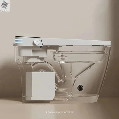 Smart Toilet, Automatic Intelligent WC Mode Bidet, S Trap, Modern Sanitary Ware, Auto Open Flush, with Remote Ai-TechWorld 