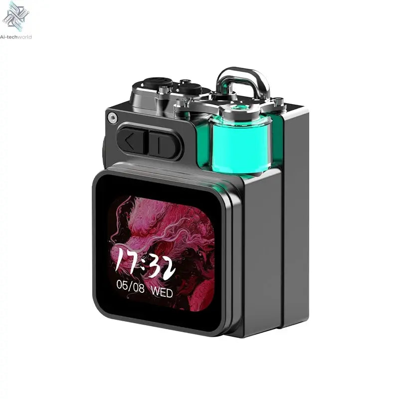 Smart Touch Screen Bluetooth Speaker Mini Portable Audio Player Wireless Handsfree Call MP3 Music Box Support TF Play APP Contro Ai-TechWorld 