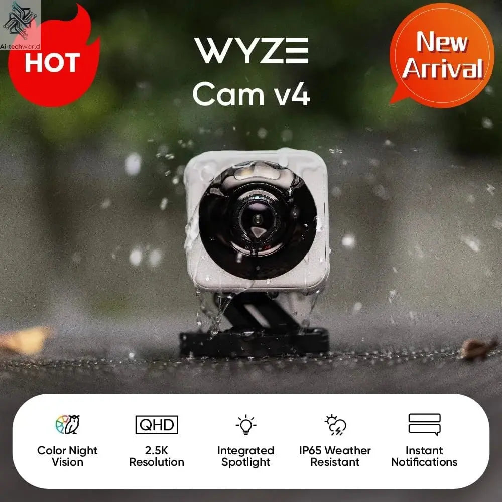 Smart WiFi Security Camera – Indoor/Outdoor Baby & Pet Monitor - Alexa - Google - Ai - TechWorld