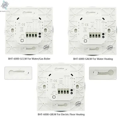 Smart WiFi Touchscreen Thermostat for Electric & Water Heating – Compatible with Google Home & Alexa - Ai - TechWorld