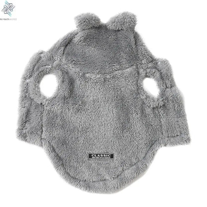 Soft Fleece Pet Dog Clothes Cute Hoodie Coat For Small Medium Dogs Cats Autumn Winter Puppy Hooded Jacket Sweater Pug Apparel Ai-TechWorld 