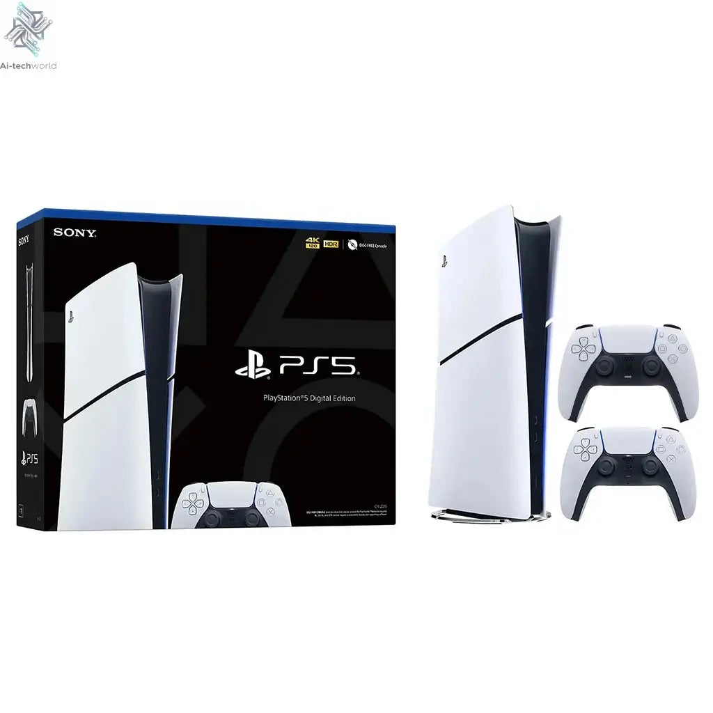 Sony PlayStation 5 Slim Digital Edition - 4K Gaming Console with Dual Controller Ai-TechWorld 