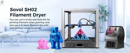 Sovol Filament Dryer & Storage Box: PTC Heater, Spool Holder - 3D Printer Filament Dehydrator Ai-TechWorld