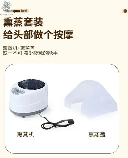 Spa Massage Shampoo Bed for Hair Salon, Commercial Use, Hairdressing Shaving Station, Water Circulation Basin, Beauty Furn, 2025 Ai-TechWorld 