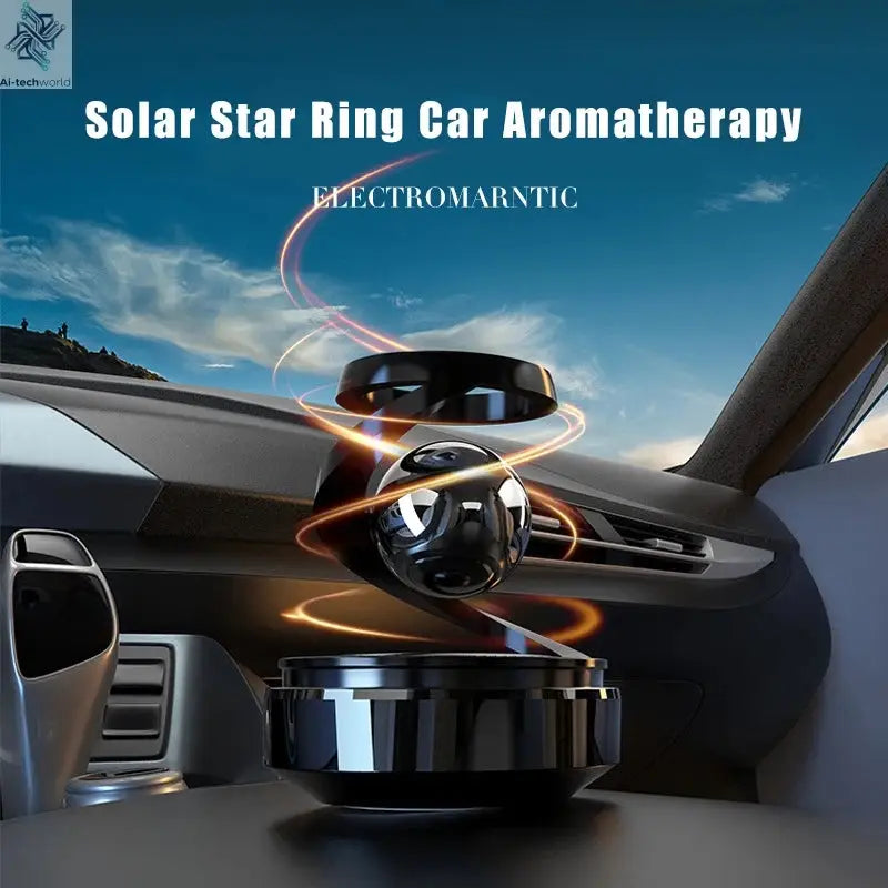 Starry Sky Solar-Powered Car Air Freshener – Long-Lasting Fragrance, Stylish Design, Premium Car Perfume | Ideal Gift & Festive Ai-TechWorld 