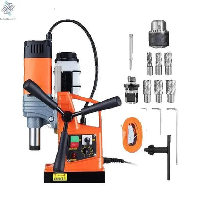 SucceBuy 1300W 1400W 2" Electric Drilling Machine Magnetic Drill Press Boring Diameter Power Drill 810 PRM Drill Ai-TechWorld 