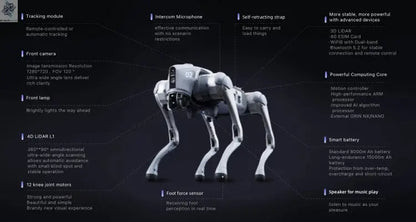 Sufficient Stock Unitree AI Go2 Pro Air Smart 4-legged Design Dog Robot Electronic Robot Dog Companion Robot Ai-TechWorld 