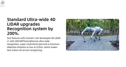 Sufficient Stock Unitree AI Go2 Pro Air Smart 4-legged Design Dog Robot Electronic Robot Dog Companion Robot Ai-TechWorld 