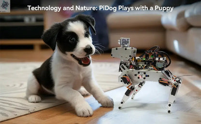 SunFounder PiDog AI Robot Dog Kit for Raspberry Pi 5/4/3B+/3B/Zero 2(Not included)LLMs ChatGPT-4o/Gemini/Grok,App Control Ai-TechWorld 