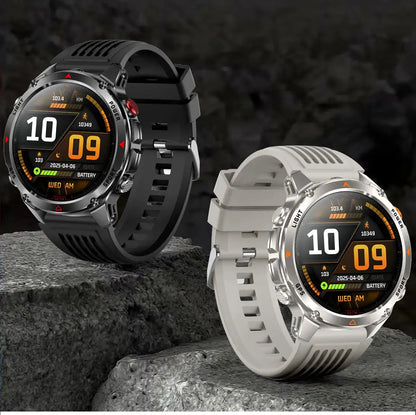 T-REX3 Men GPS Outdoor Sports SmartWatch Military quality AMOLED HD Screen Display Heart Rate BT Call 10ATM Waterproof Bracelet - Ai-TechWorld