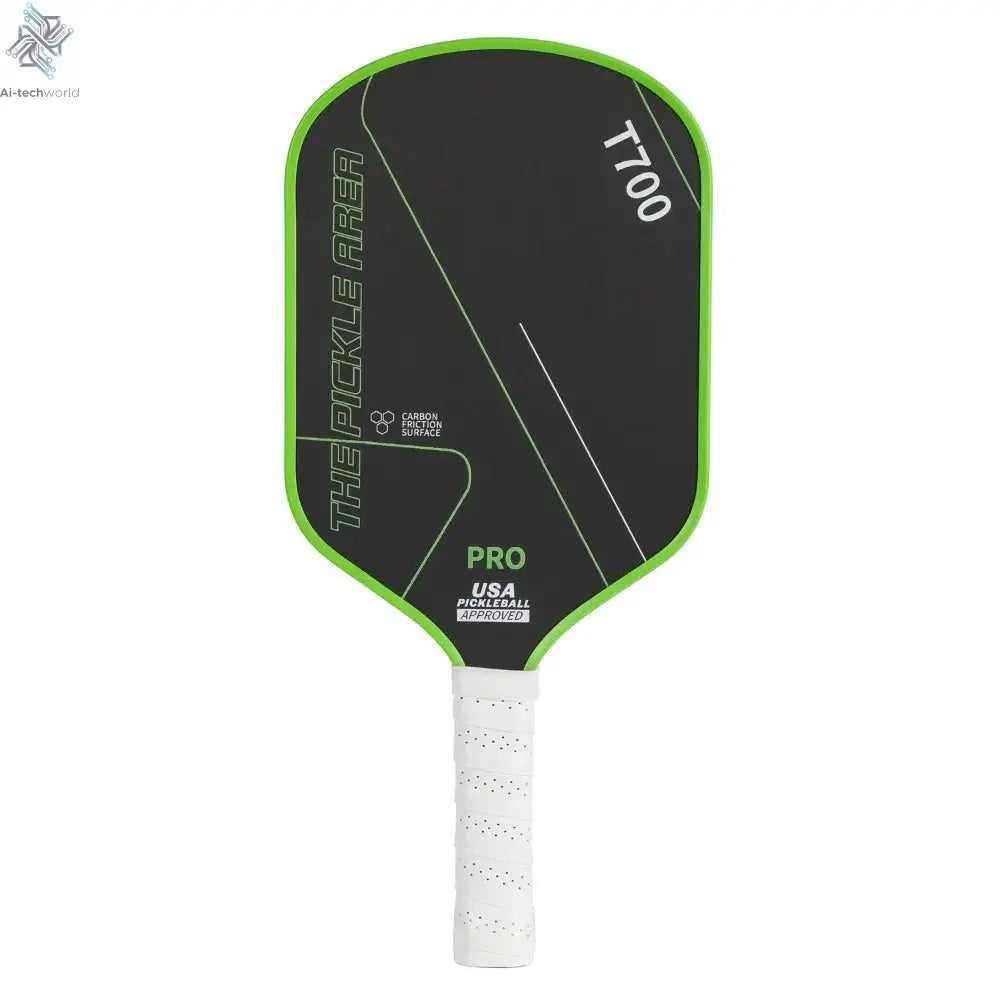 T700 Pickleball Paddle 16MM Carbon Fiber Pickleball Rackets Set Frosted Surface USAPA Approved Professional Game Supplies Ai-TechWorld 