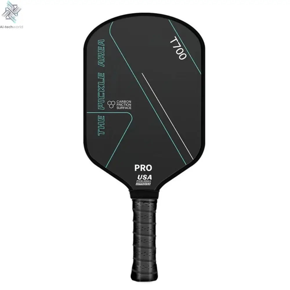 T700 Pickleball Paddle 16MM Carbon Fiber Pickleball Rackets Set Frosted Surface USAPA Approved Professional Game Supplies Ai-TechWorld 