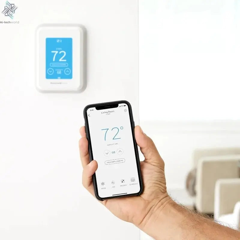 T9 Smart WiFi Thermostat with Touchscreen | Works with Alexa, Google & Apple - Ai - TechWorld