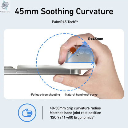 TELESIN Magnetic Phone Camera Shoot Hand Grip Phone Holder Shooting Aid Remote Control Handle for Iphone HUAWEI SAMSUNG Phone Ai-TechWorld 