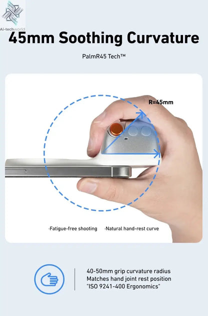 TELESIN Magnetic Phone Camera Shoot Hand Grip Phone Holder Shooting Aid Remote Control Handle for Iphone HUAWEI SAMSUNG Phone Ai-TechWorld 