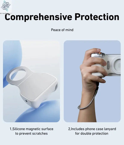 TELESIN Magnetic Phone Camera Shoot Hand Grip Phone Holder Shooting Aid Remote Control Handle for Iphone HUAWEI SAMSUNG Phone Ai-TechWorld 