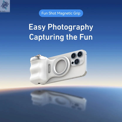 TELESIN Phone Camera Shoot Hand Grip Magnetic Smart Phone Holder Shooting Aid Remote Control Handle For Iphone Android Phone Ai-TechWorld 