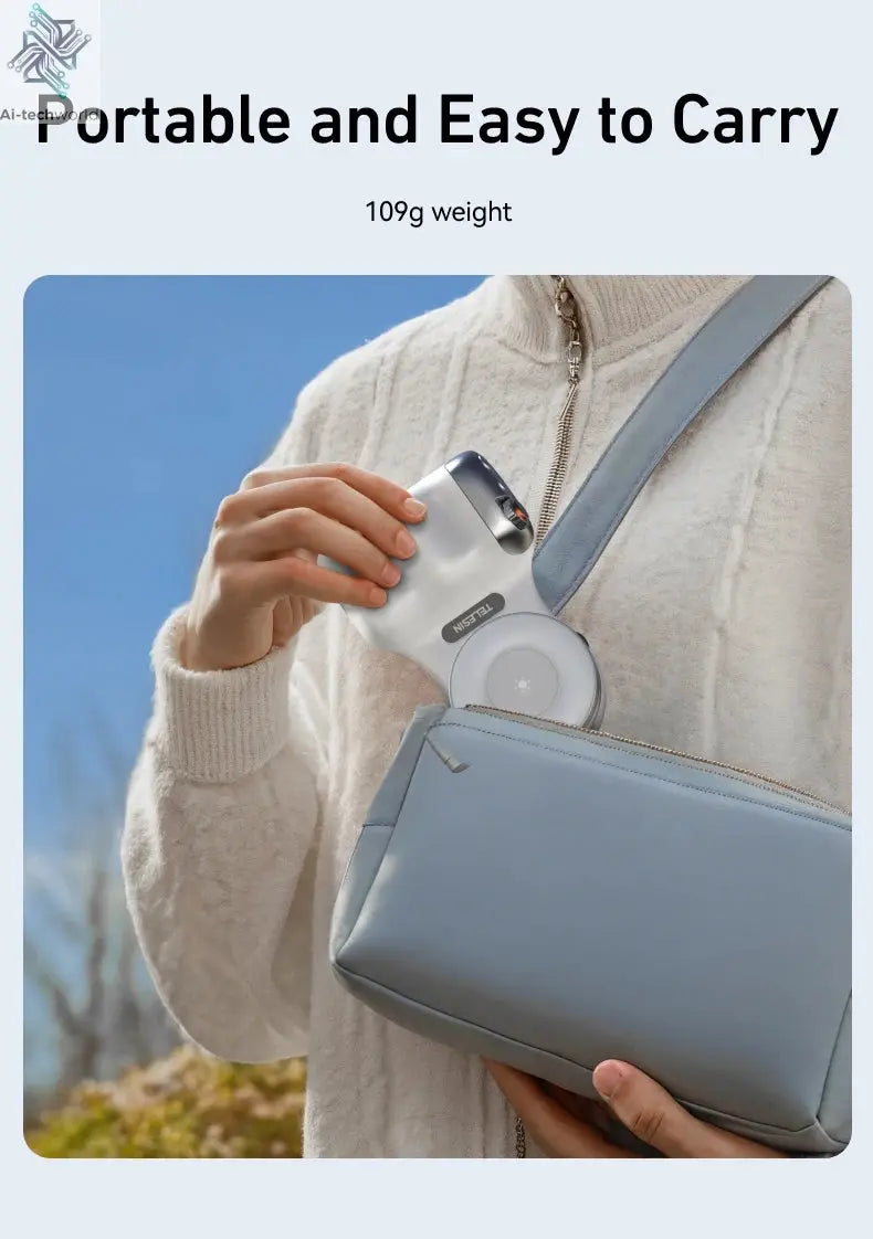 TELESIN Phone Camera Shoot Hand Grip Magnetic Smart Phone Holder Shooting Aid Remote Control Handle For Iphone Android Phone Ai-TechWorld 