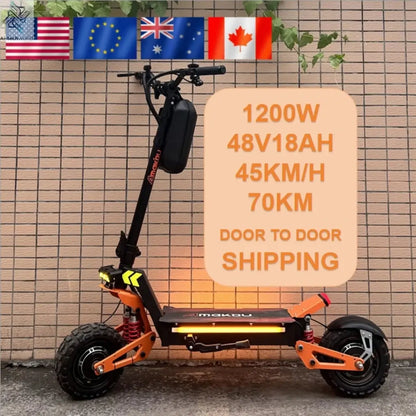 TOURSOR X5 11Inch 6000W Dual Motor Electric Scooter 85KM/H 120KM Long Range Off Road Foldable Electric Kick Scooter for adult - Ai-TechWorld