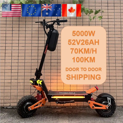 TOURSOR X5 11Inch 6000W Dual Motor Electric Scooter 85KM/H 120KM Long Range Off Road Foldable Electric Kick Scooter for adult - Ai-TechWorld
