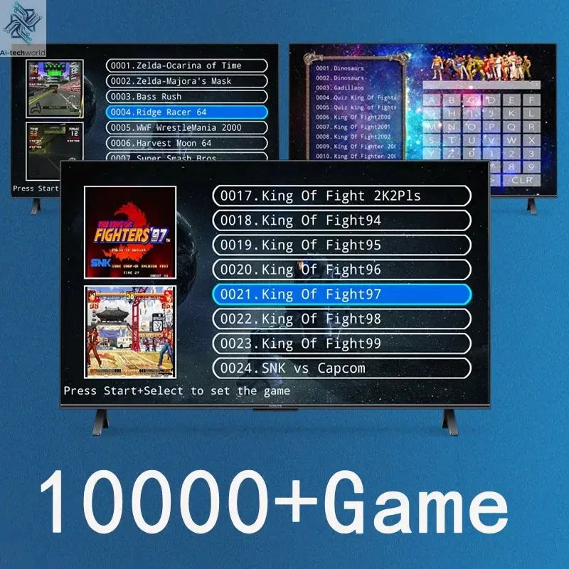 TV Stick X2 Game TV Box 64GB 10000+ gaming HD 8K 5G WiFi high-definition retro video game console wireless simulator PK Q9 Stick Ai-TechWorld 