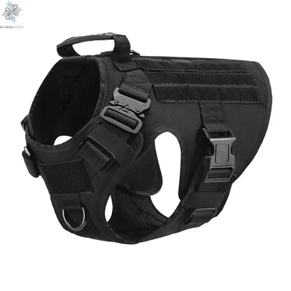 Tactical Military Vest Pet German Shepherd Golden Retriever Tactical  Training Dog Harness and Leash Set For All Breeds Dogs Ai-TechWorld 