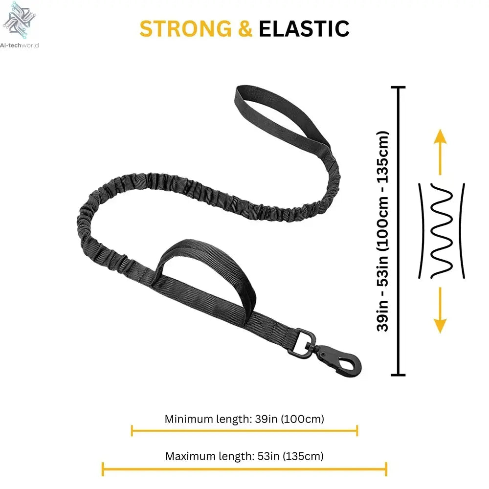 Tactical Puppy Harness Leash For Small Dogs Cats Adjustable Kitten Vest For Military Service Dog Working Training Walking Ai-TechWorld 