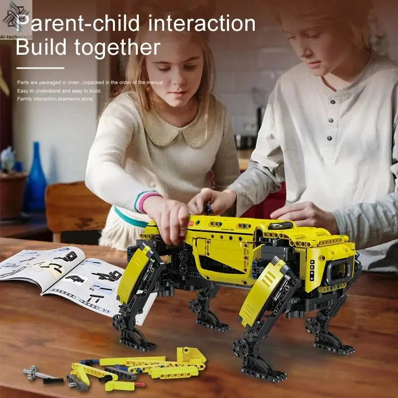 Technical Robot Toys The RC Motorized Boston Dynamics Big Dog Model AlphaDog Building Blocks Bricks Toys for Kid Christmas Gifts Ai-TechWorld 