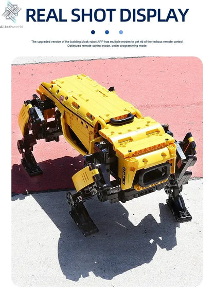 Technical Robot Toys The RC Motorized Boston Dynamics Big Dog Model AlphaDog Building Blocks Bricks Toys for Kid Christmas Gifts Ai-TechWorld 