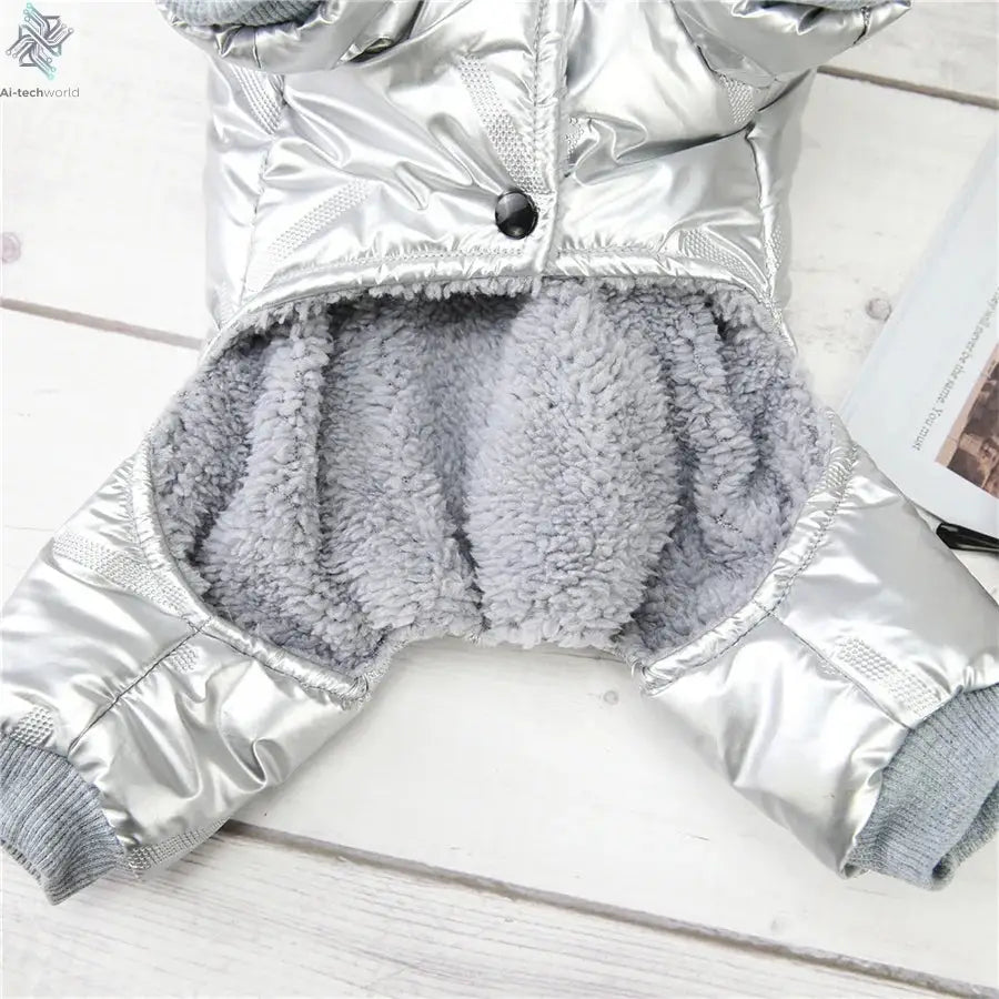 Thicken Warm Dog Jumpsuit Winter Pet Dogs Clothes for Chihuahua Coat Waterproof Hoodie Puppy Overalls Poodle Jacket Pet Apparel Ai-TechWorld 