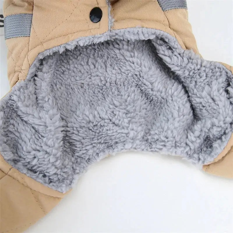Thicken Warm Dog Jumpsuit Winter Pet Dogs Clothes for Chihuahua Coat Waterproof Hoodie Puppy Overalls Poodle Jacket Pet Apparel Ai-TechWorld 