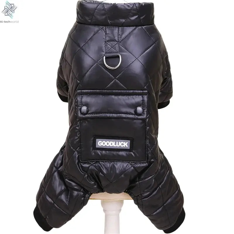 Thicken Warm Dog Jumpsuit Winter Pet Dogs Clothes for Chihuahua Coat Waterproof Hoodie Puppy Overalls Poodle Jacket Pet Apparel Ai-TechWorld 