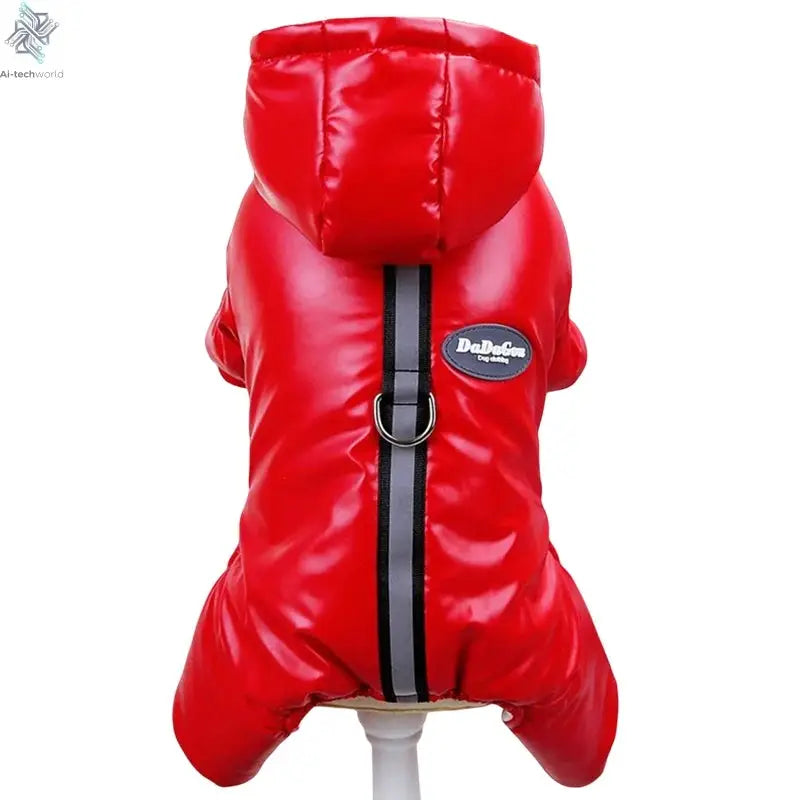 Thicken Warm Dog Jumpsuit Winter Pet Dogs Clothes for Chihuahua Coat Waterproof Hoodie Puppy Overalls Poodle Jacket Pet Apparel Ai-TechWorld 