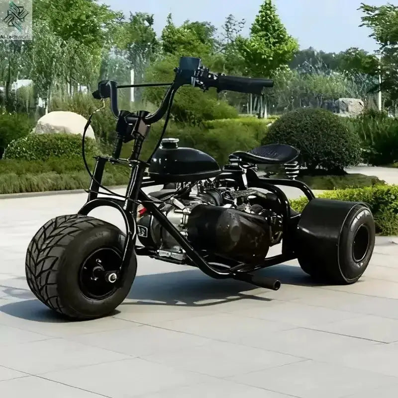 Three-wheeled karting adult-child drift racing drift-off gas-powered three-wheeler karting fuel beach buggy Ai-TechWorld 