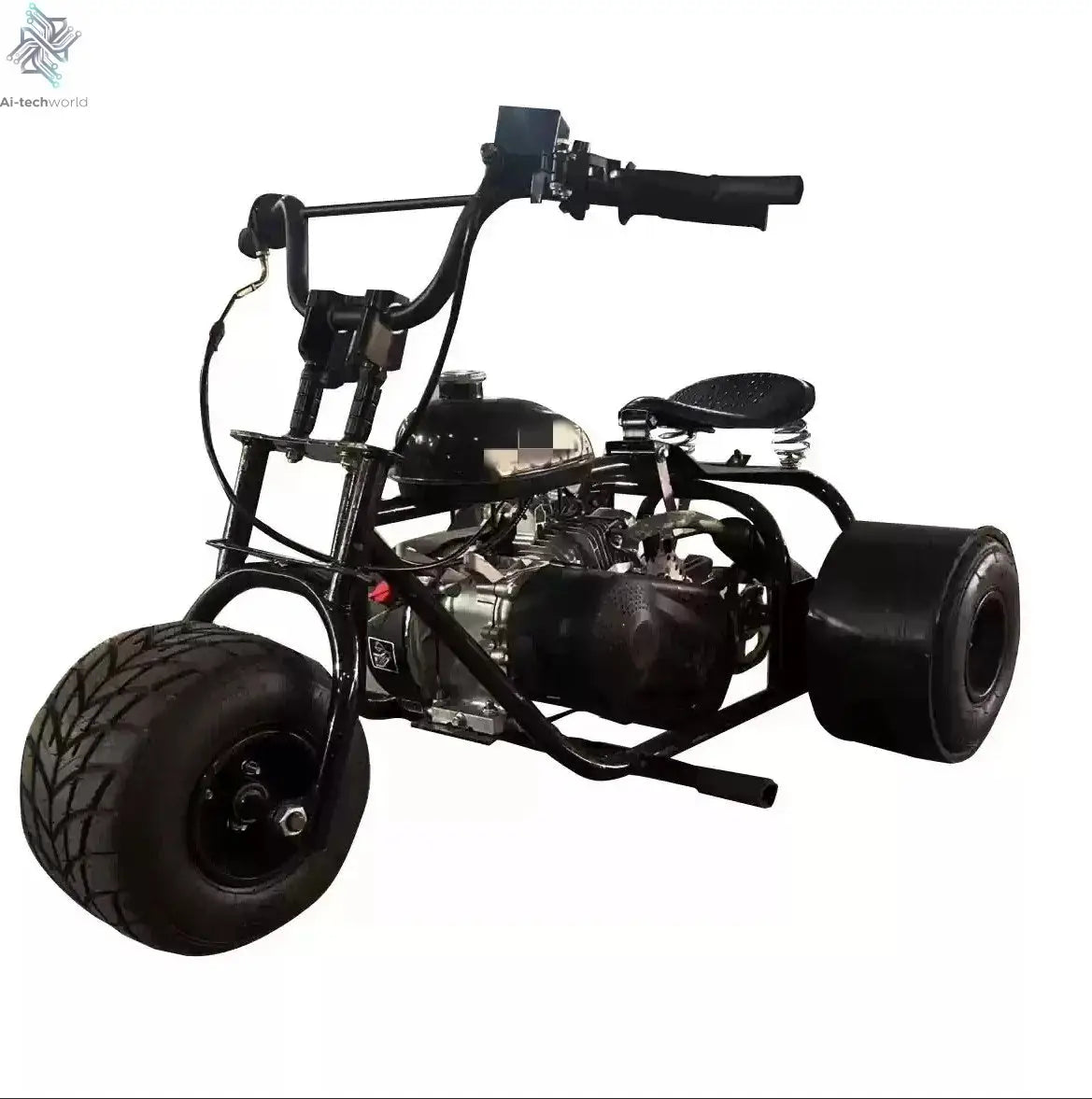 Three-wheeled karting adult-child drift racing drift-off gas-powered three-wheeler karting fuel beach buggy Ai-TechWorld 