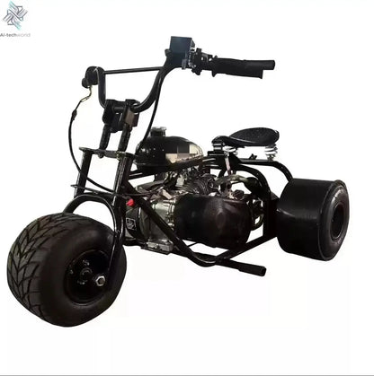 Three-wheeled karting adult-child drift racing drift-off gas-powered three-wheeler karting fuel beach buggy Ai-TechWorld 