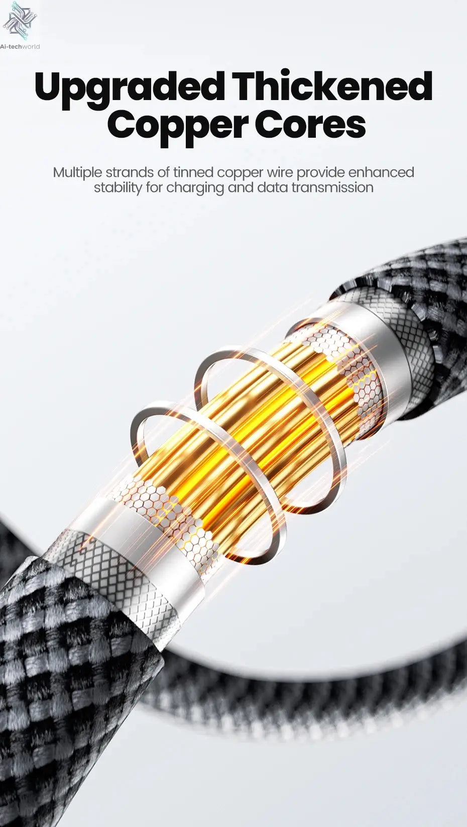 Toocki 240W USB C to USB C Cable LED Digital Display PD3.1 Fast Charging Type C to Type C Cable For Macbook iPhone 17 16 Samsung Ai-TechWorld 
