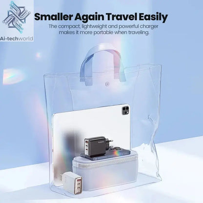 Toocki 67W GaN USB Type C Charger Digital Display 65W 45W PPS PD QC4.0 Quick Charge For Macbook Laptop IPAD Tablet iPhone 15 14 Ai-TechWorld 