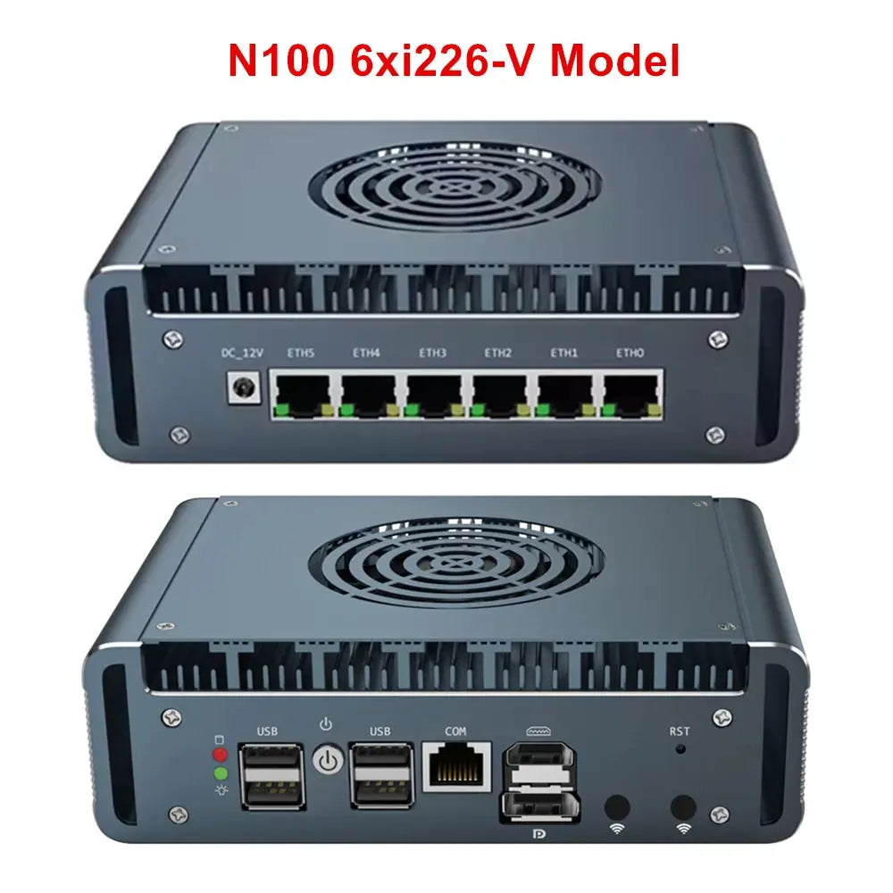 Topton Metal i7 13620H i3 1215U N100 Firewall Mini Computer 6x2.5G LAN intel i226-V DDR5 NVMe Proxmox pfSense OPNsense Mini PC Ai-TechWorld 