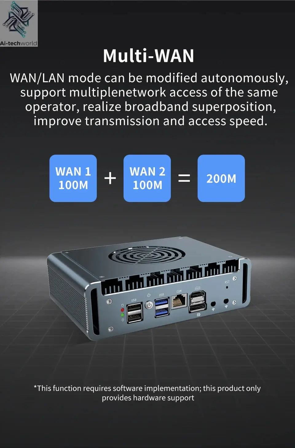 Topton Metal i7 13620H i3 1215U N100 Firewall Mini Computer 6x2.5G LAN intel i226-V DDR5 NVMe Proxmox pfSense OPNsense Mini PC Ai-TechWorld 