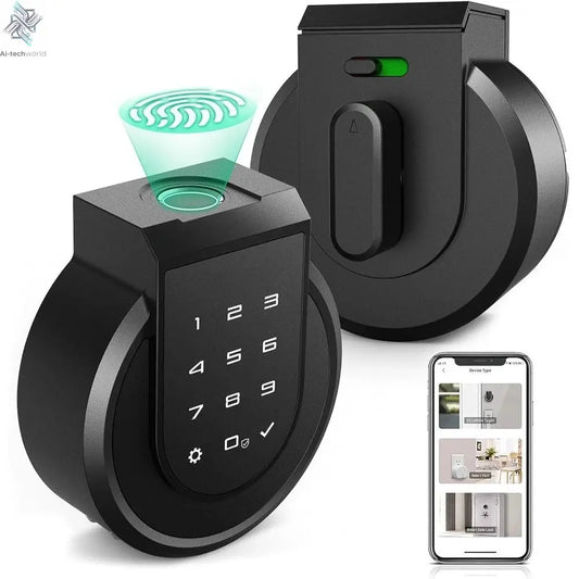 Touch Fingerprint Smart Lock – Biometric - Multiple Unlocking Methods Ai-TechWorld