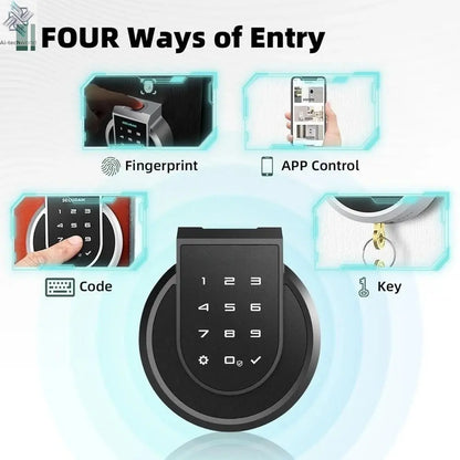 Touch Fingerprint Smart Lock – Biometric - Multiple Unlocking Methods Ai-TechWorld