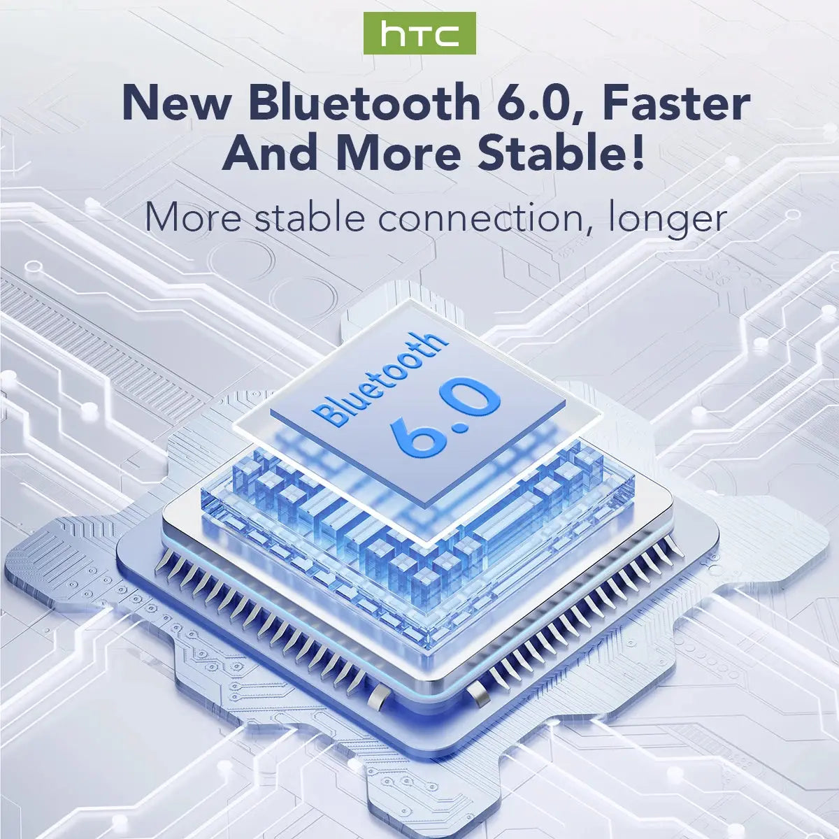 Translator HTC NE20 New Bluetooth 6.0 Wireless Headphones Translation Ai-TechWorld 