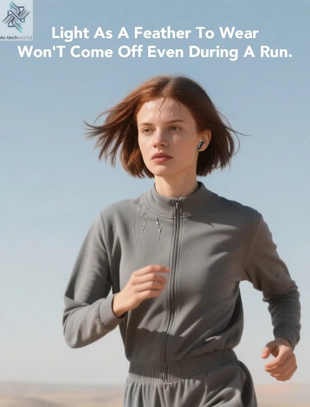 Translator HTC NE20 New Bluetooth 6.0 Wireless Headphones Translation Ai-TechWorld 