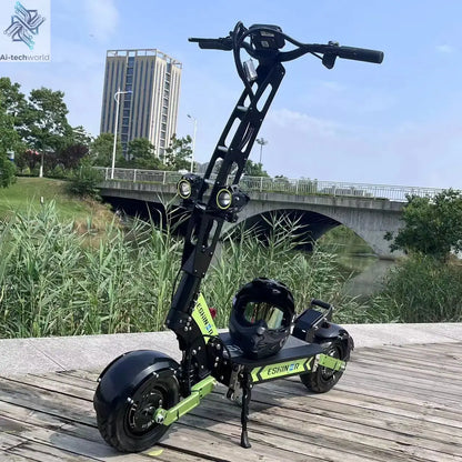 Trending F8 Fast Speed 80-90MPH 120-140KMH Electric Scooter 72V 15000W Racing Motor 180A Controller Powerful E Scooter Adults - Ai-TechWorld
