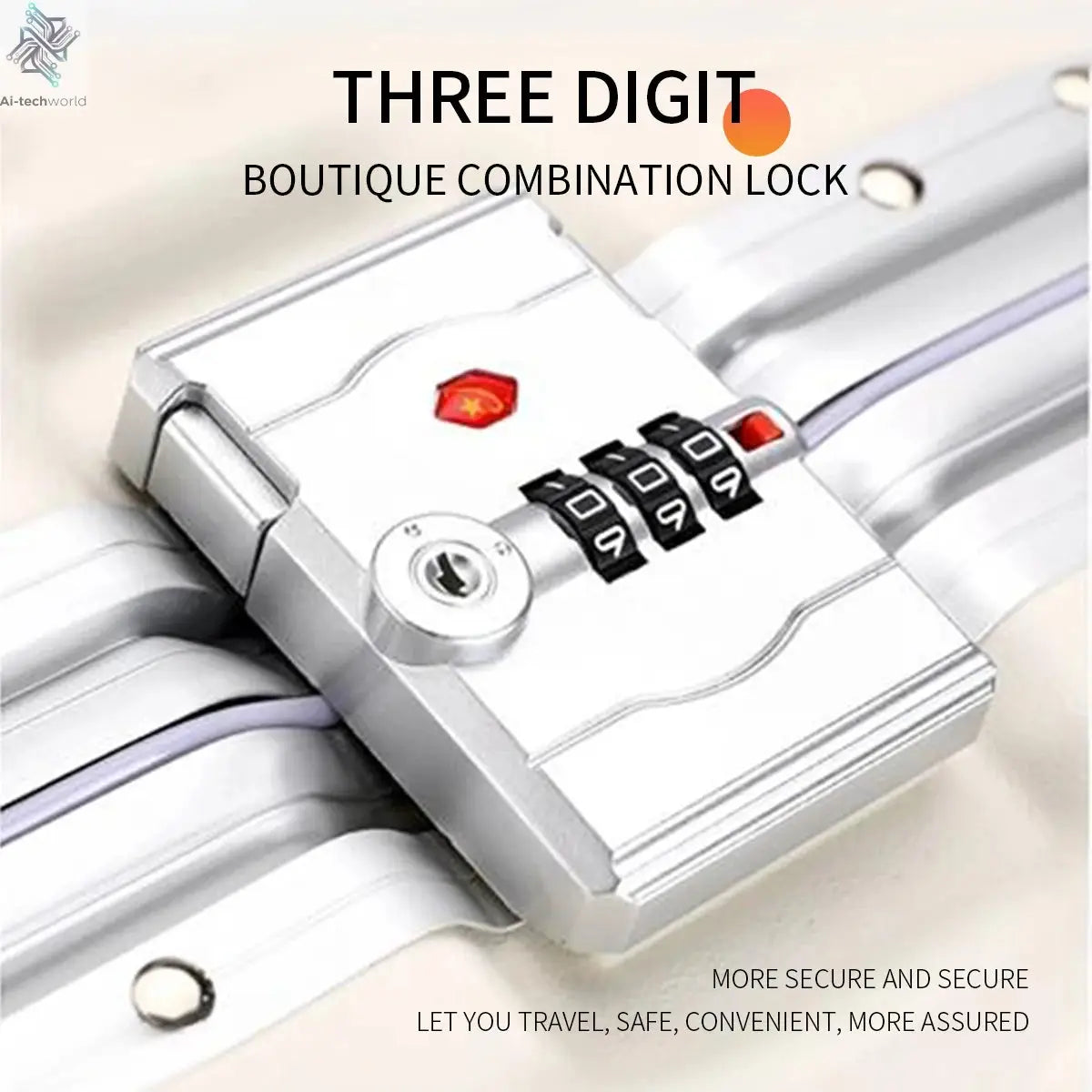 Trolley Luggage 20 24 26 28" Aluminum Frame Rolling Luggage Case USB Travel Suitcase on Wheels Combination Lock Carry on Luggage - Ai-TechWorld