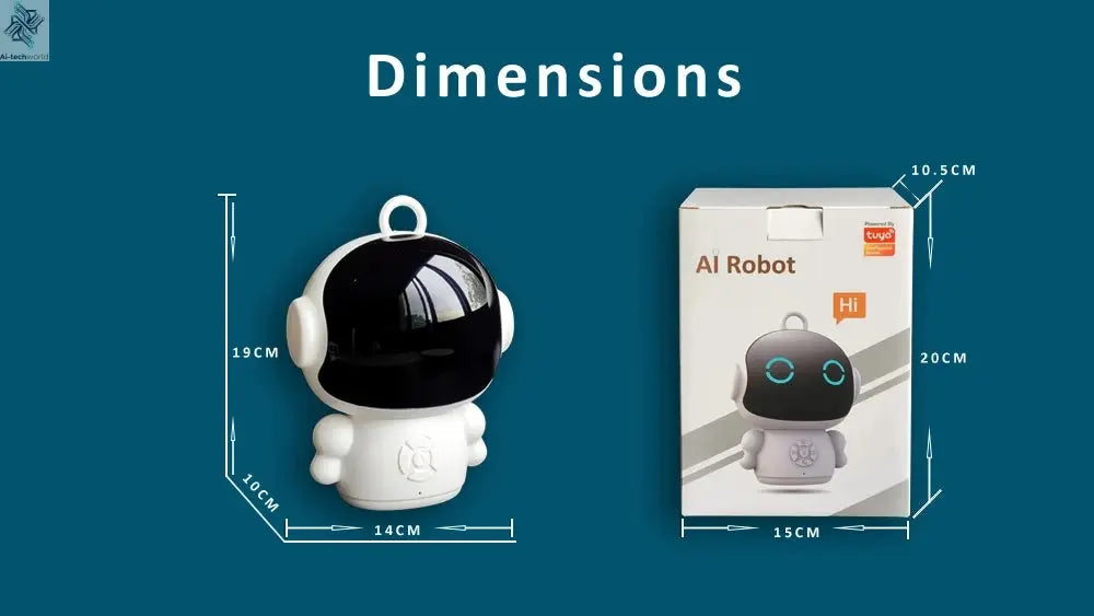 Tuya Smart AI Robot WiFi Early Education Toys for Children Speech Recognition & Voice Interactive Educational Learning Machine Ai-TechWorld 