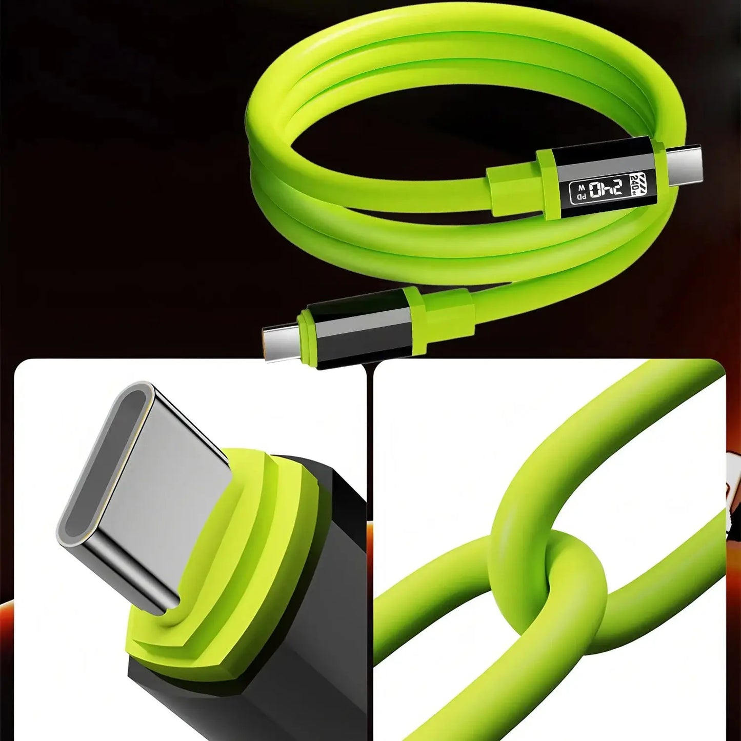 Type C Fast Charging Charger For Samsung Huawei Xiaomi Type C USB Quick Charger Cable Date Sync Nylon Braided Wire Charger Cable Ai-TechWorld 